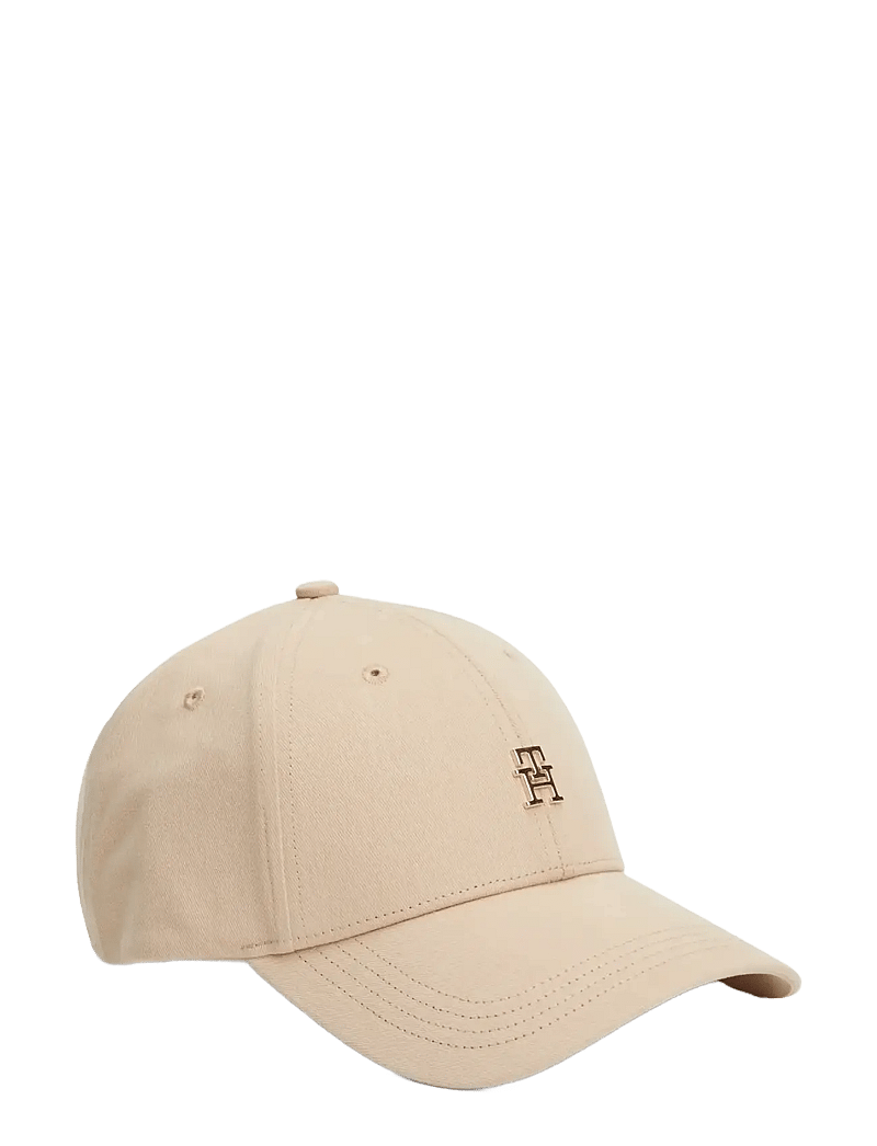 Tommy Hilfiger - TH ELEVATED CHIC CAP - caps - clayed pebble - 1