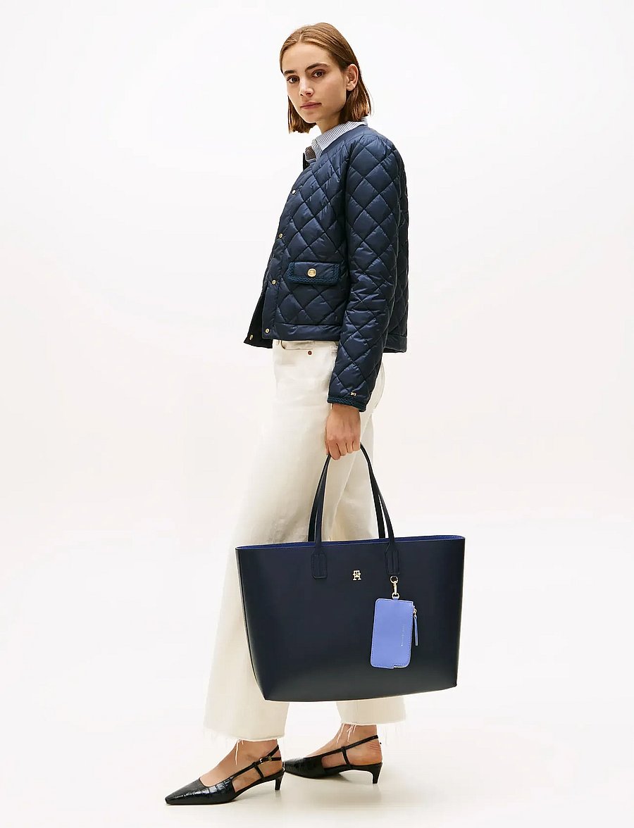 Tommy Hilfiger - TH ICON TOTE - ostukotid - space blue - 0