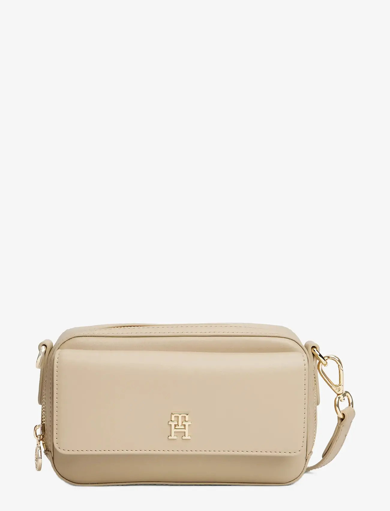 Tommy Hilfiger - TH ICON CAMERA BAG - crossbody bags - sandalwood - 1