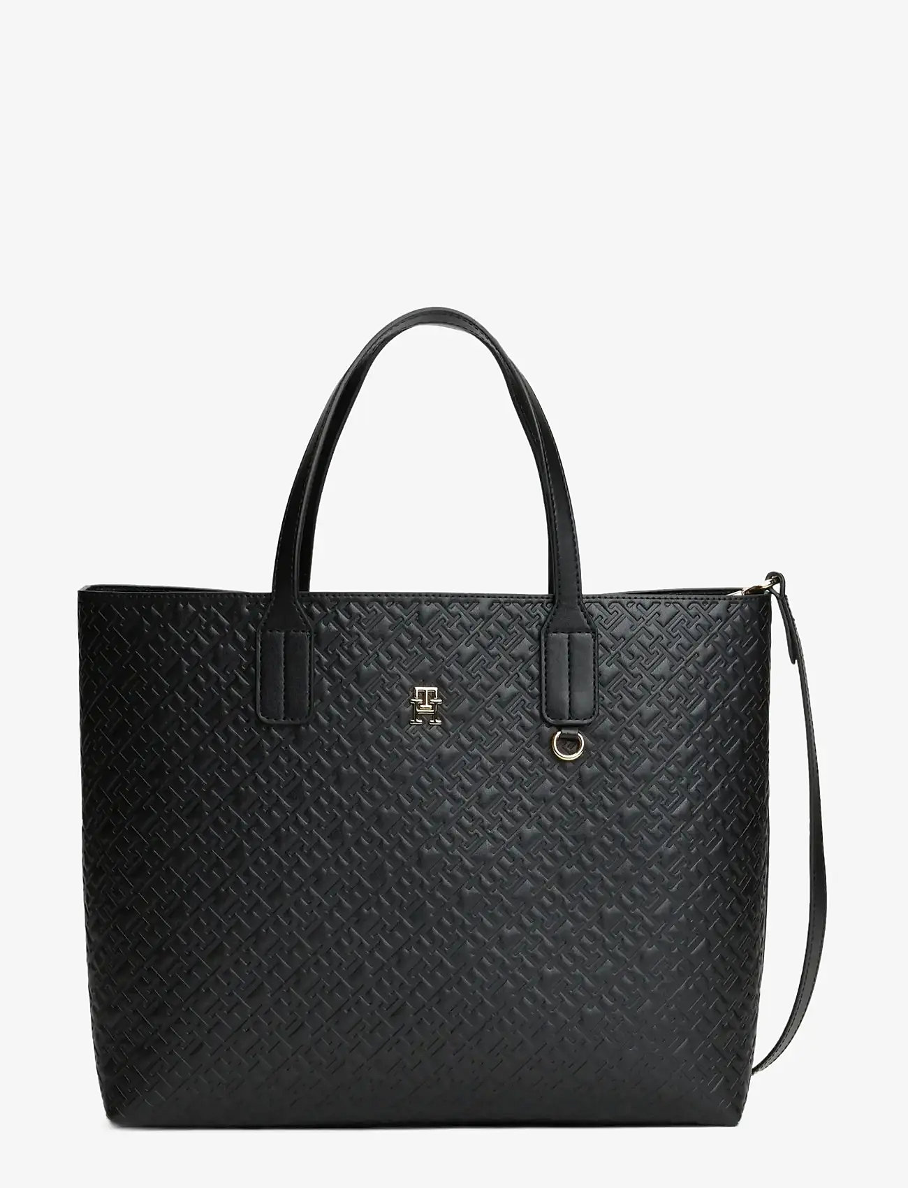 Tommy Hilfiger - TH ICON SATCHEL MONO - accessoires - black - 0