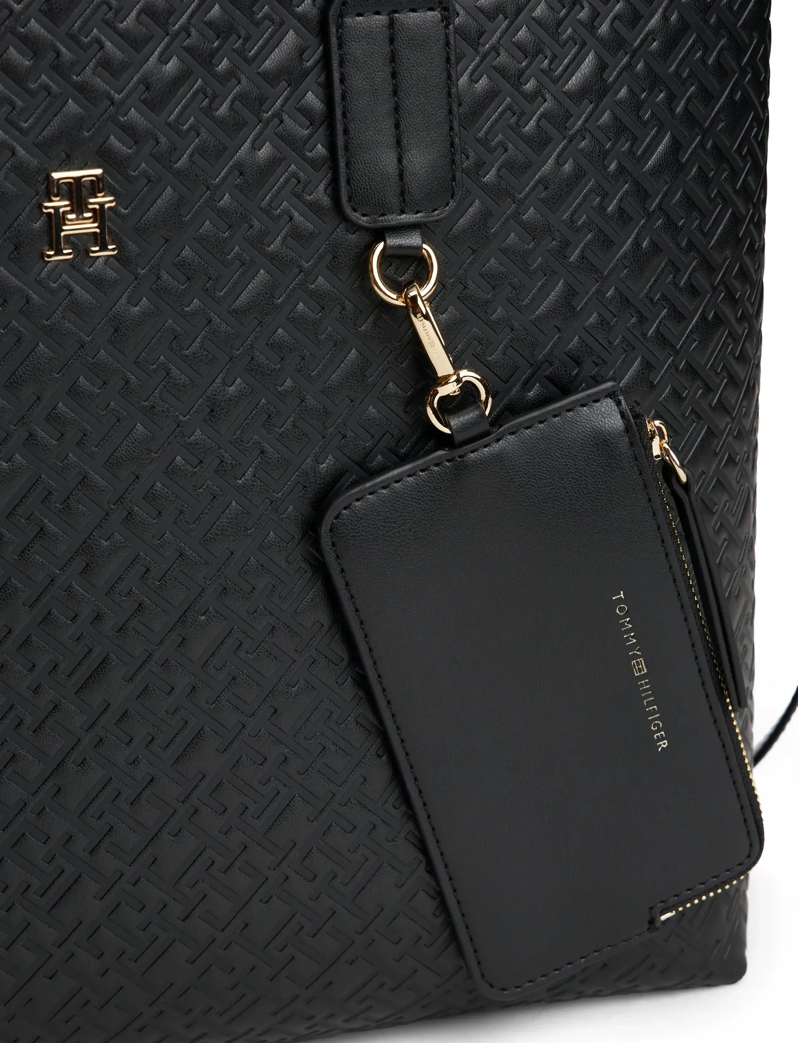 Tommy Hilfiger - TH ICON SATCHEL MONO - black - 3