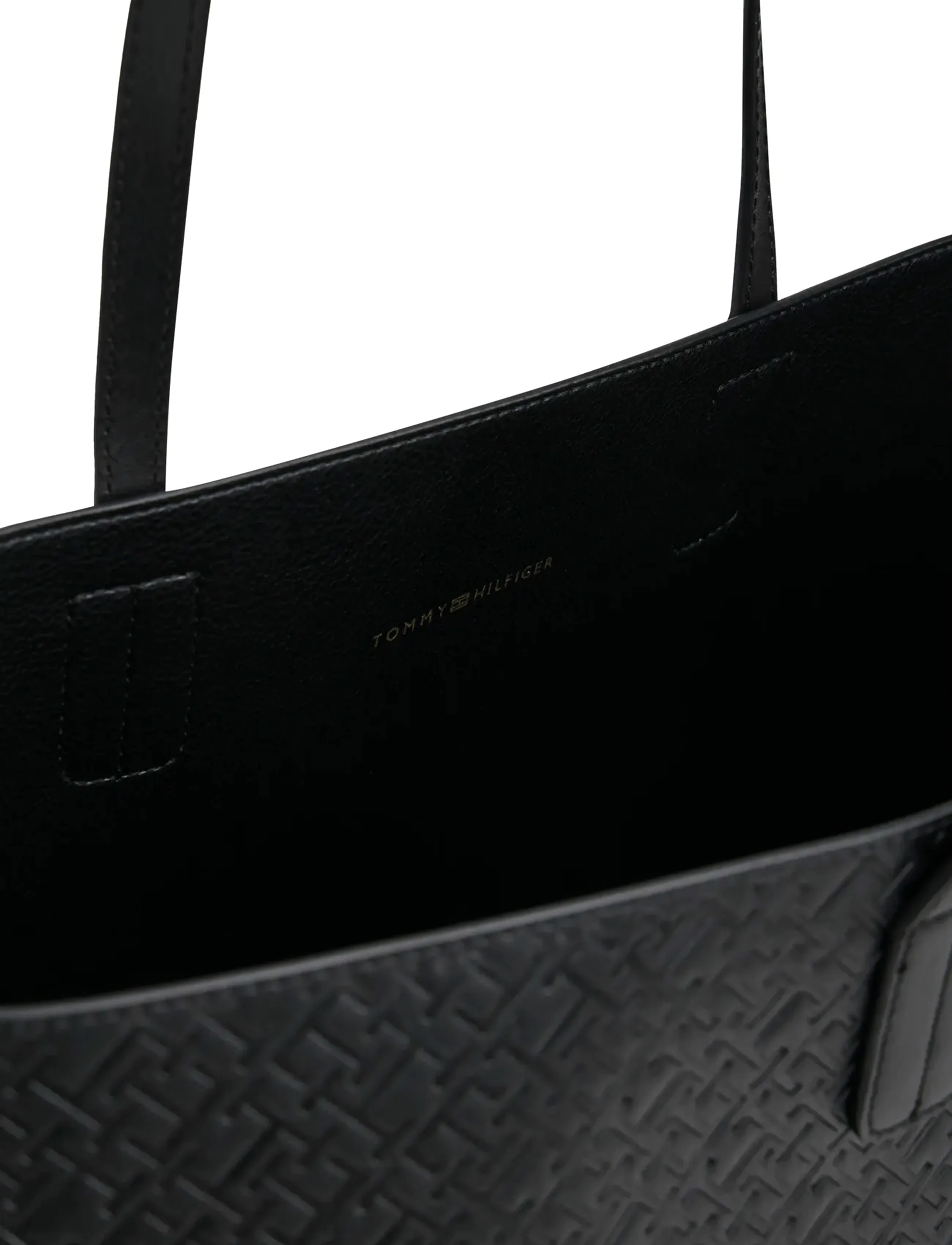 Tommy Hilfiger - TH ICON TOTE MONO - ietilpīgas somas - black - 3