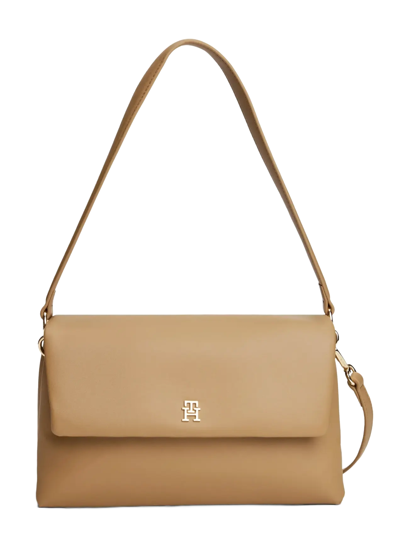 Tommy Hilfiger TH MODERN ESS SHOULDER BAG - Tasker - SAFARI CANVAS / beige