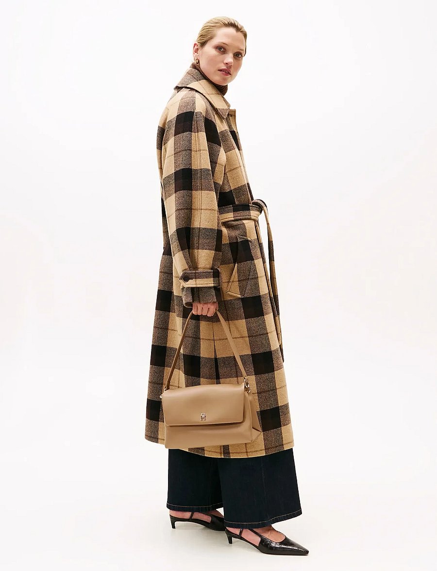 Tommy Hilfiger - TH MODERN ESS SHOULDER BAG - schultertaschen - safari canvas - 0