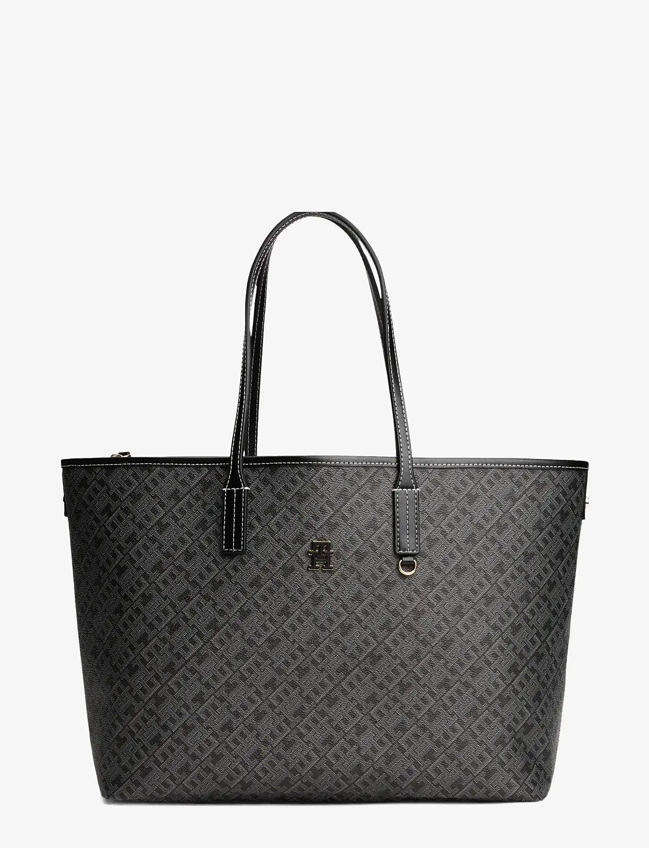 Tommy Hilfiger - TH MONOPLAY LEATHER TOTE - black - 1