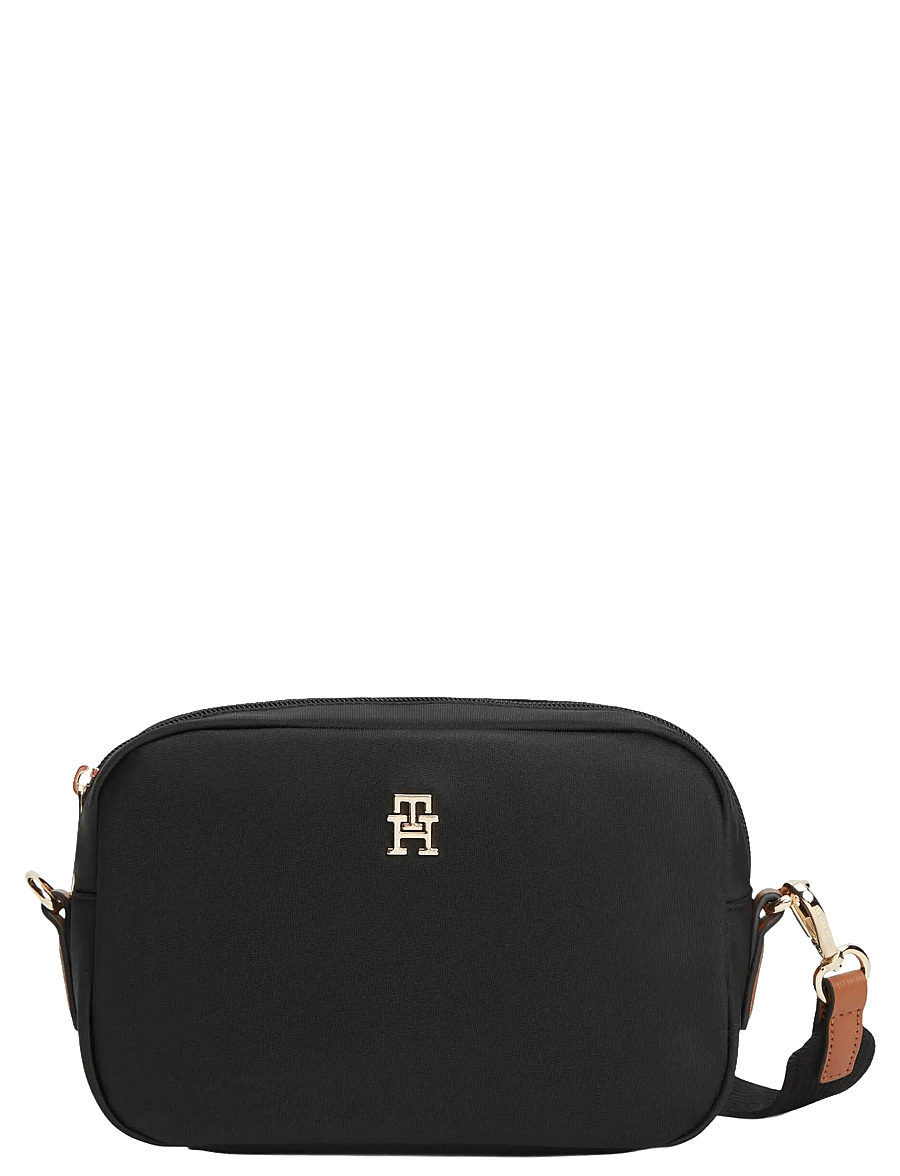 Tommy Hilfiger - POPETTE CAMERA BAG - crossbody tassen - black - 1
