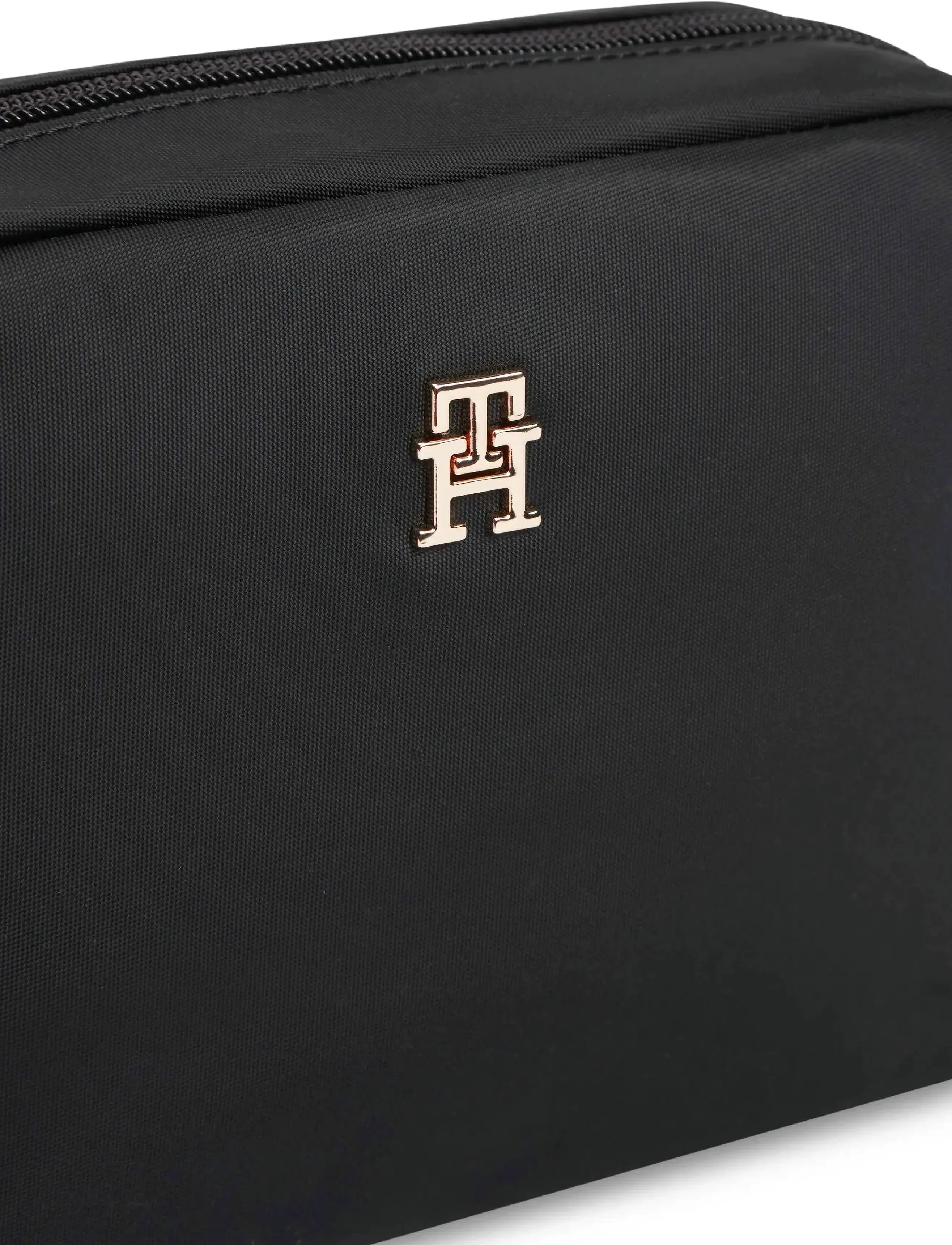 Tommy Hilfiger - POPETTE CAMERA BAG - crossbody tassen - black - 4