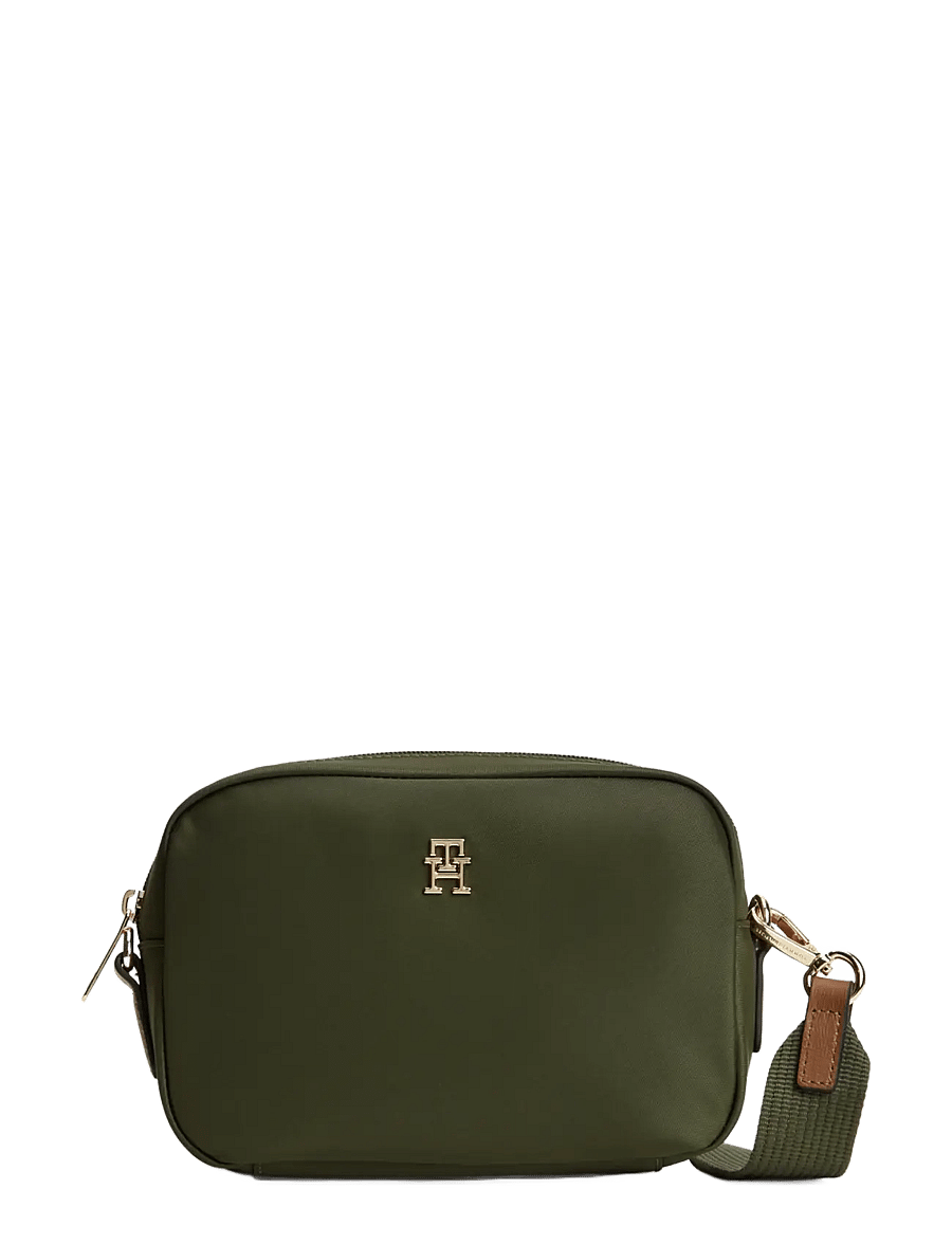 Tommy Hilfiger - POPETTE CAMERA BAG - umhängetaschen - dark olive - 0