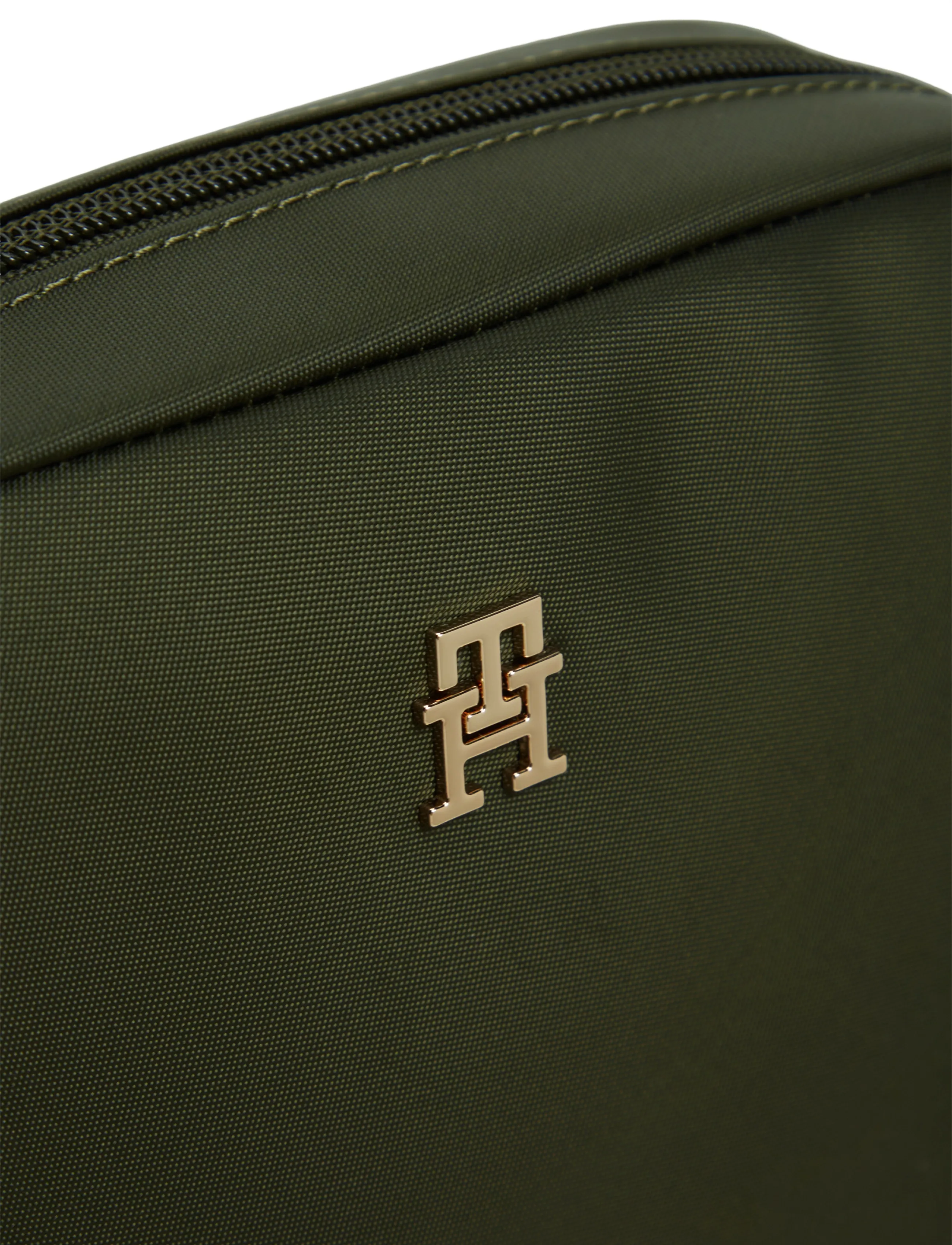 Tommy Hilfiger - POPETTE CAMERA BAG - crossbody bags - dark olive - 3