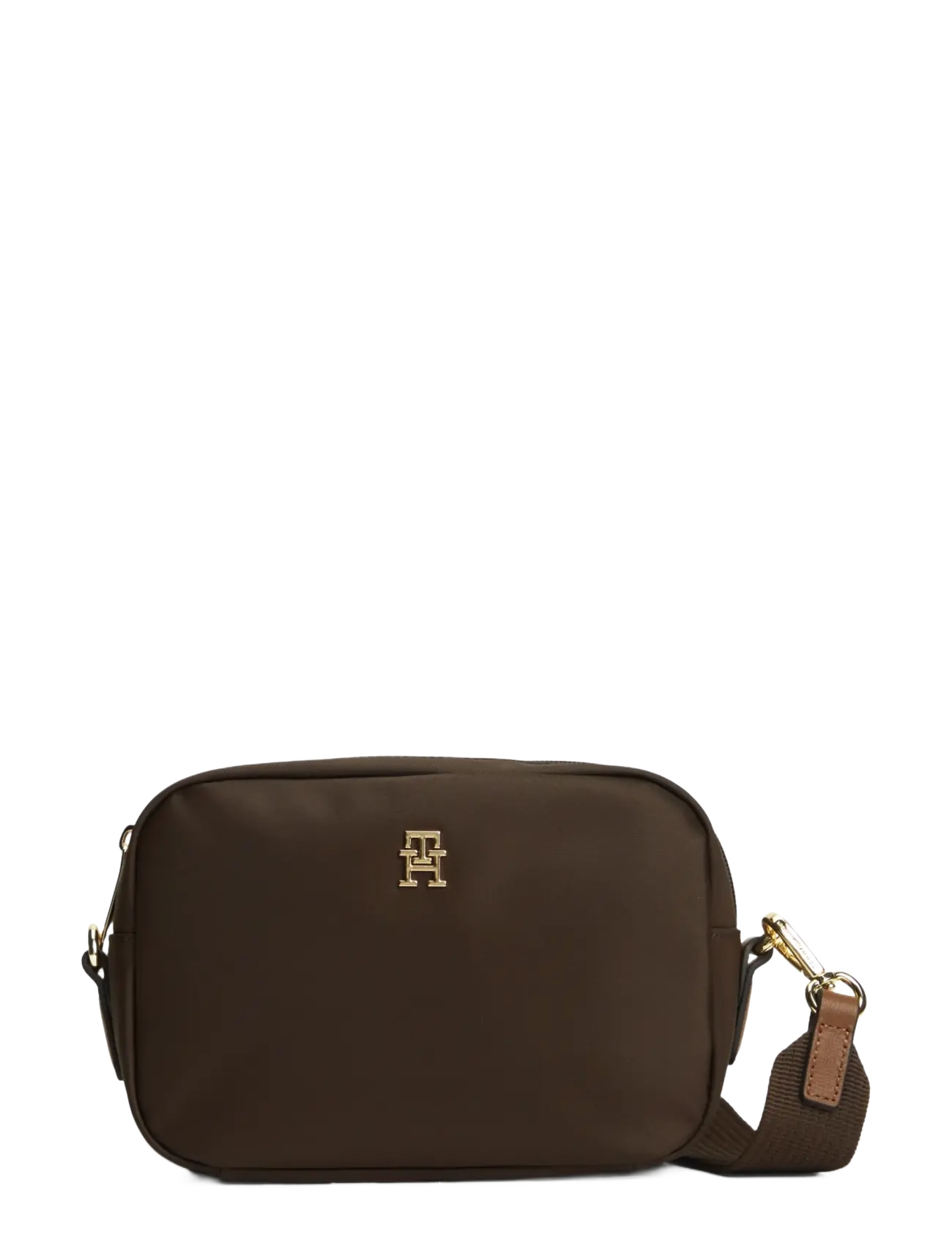 Tommy Hilfiger - POPETTE CAMERA BAG - crossbody bags - fondant brown - 1