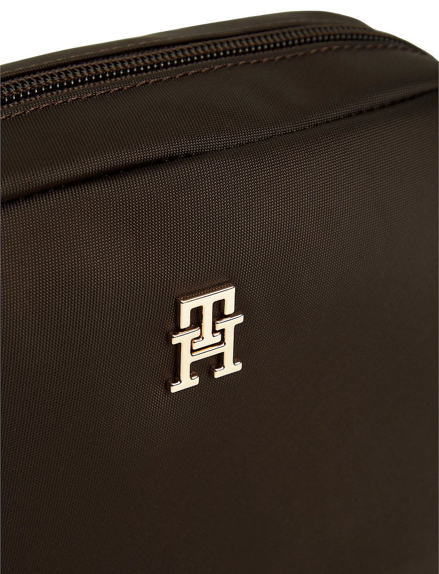 Tommy Hilfiger - POPETTE CAMERA BAG - crossbody bags - fondant brown - 3