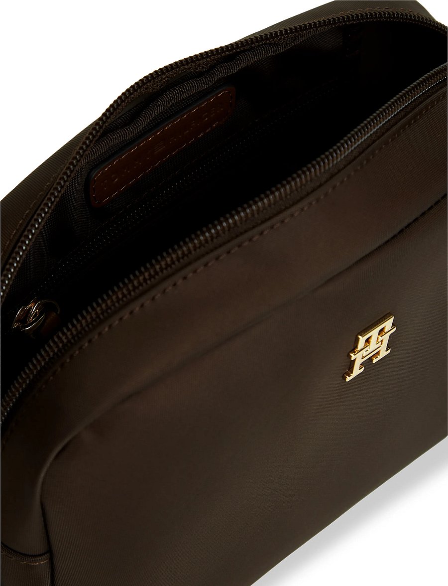 Tommy Hilfiger - POPETTE CAMERA BAG - crossbody bags - fondant brown - 4