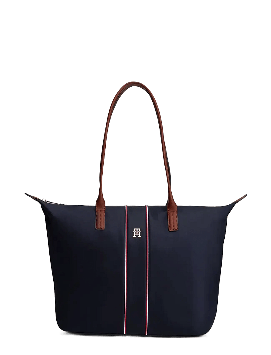 Tommy Hilfiger - POPETTE TOTE CORP - tote bags - space blue corp - 1