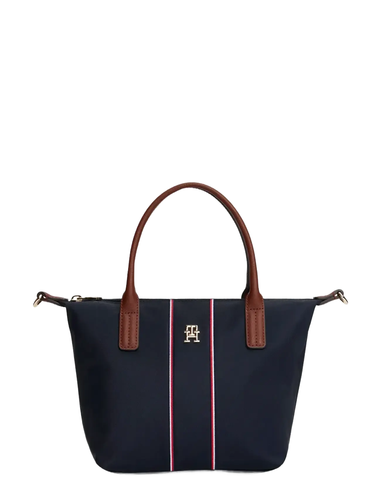 Tommy Hilfiger POPETTE MINI TOTE CORP - Axelremsväskor - SPACE BLUE CORP / navy