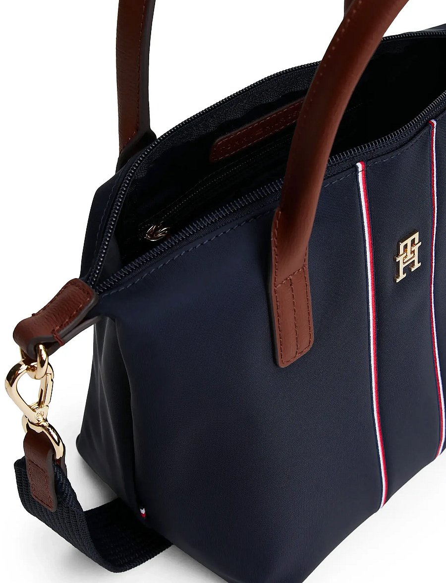 Tommy Hilfiger - POPETTE MINI TOTE CORP - olkalaukut - space blue corp - 3