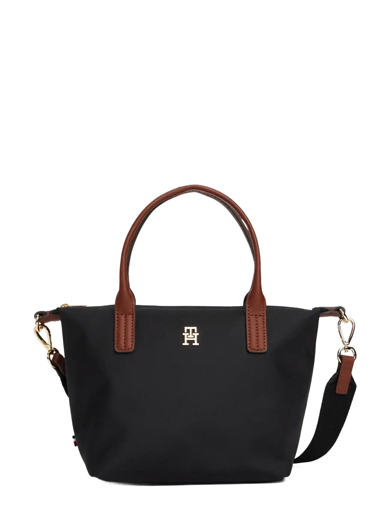 Tommy Hilfiger POPETTE MINI TOTE - Schultertaschen - BLACK / black