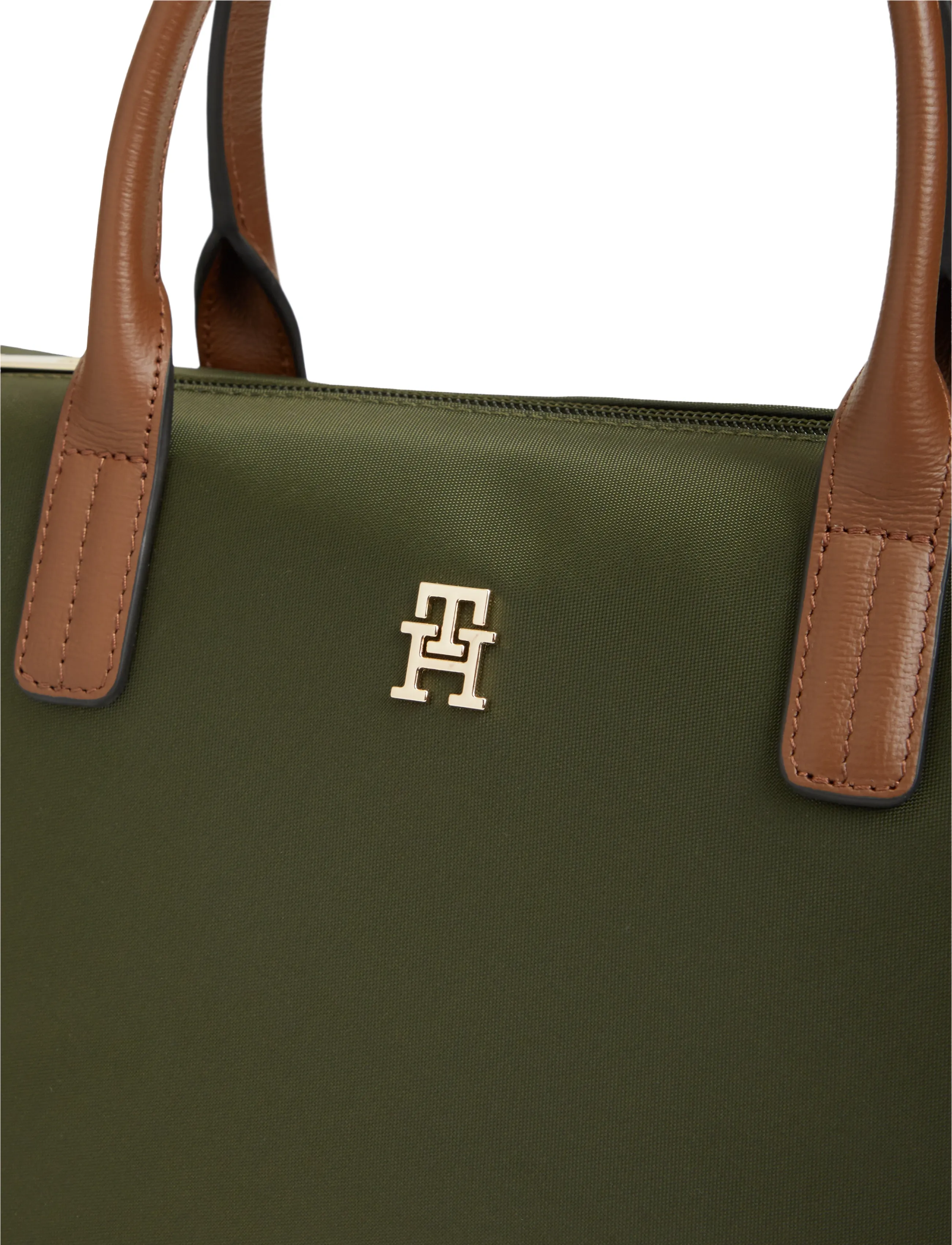 Tommy Hilfiger - POPETTE MINI TOTE - totes - dark olive - 3