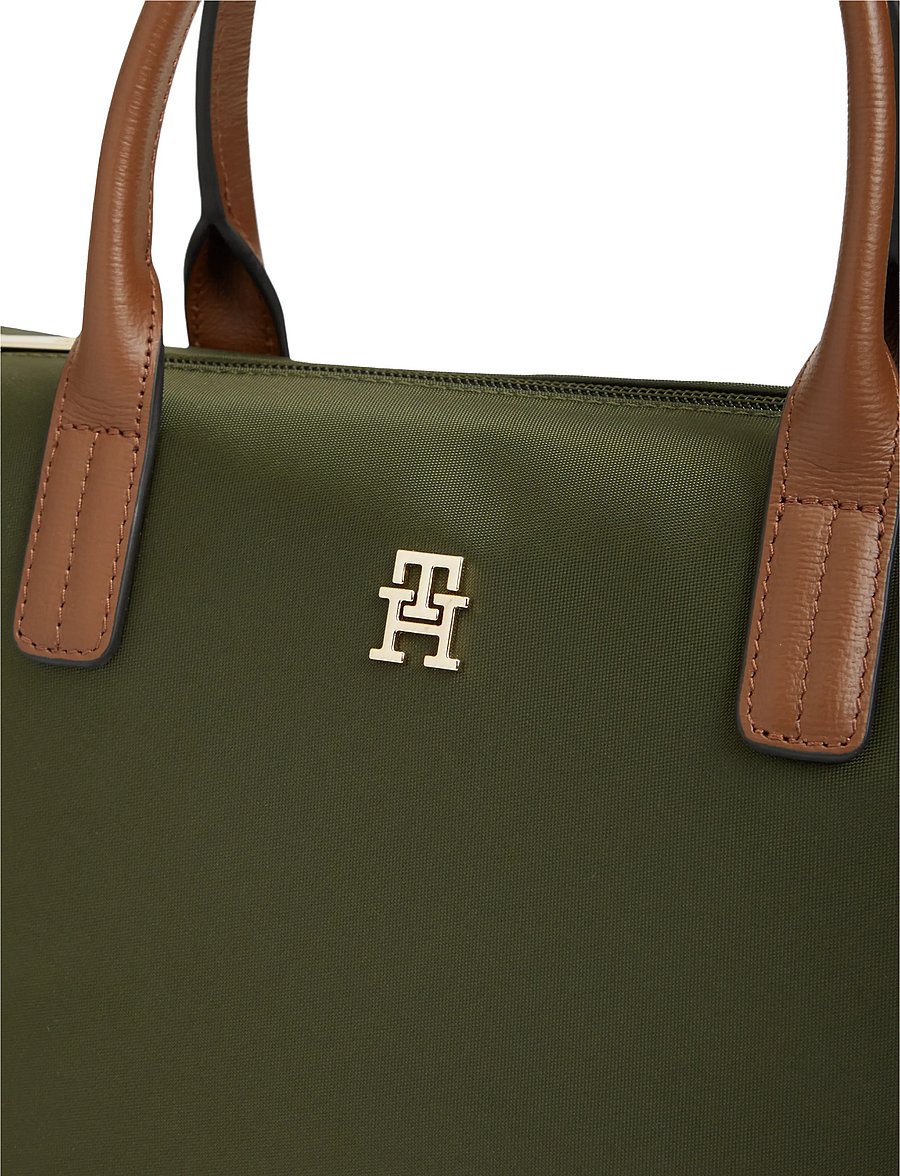 Tommy Hilfiger - POPETTE MINI TOTE - totes - dark olive - 3