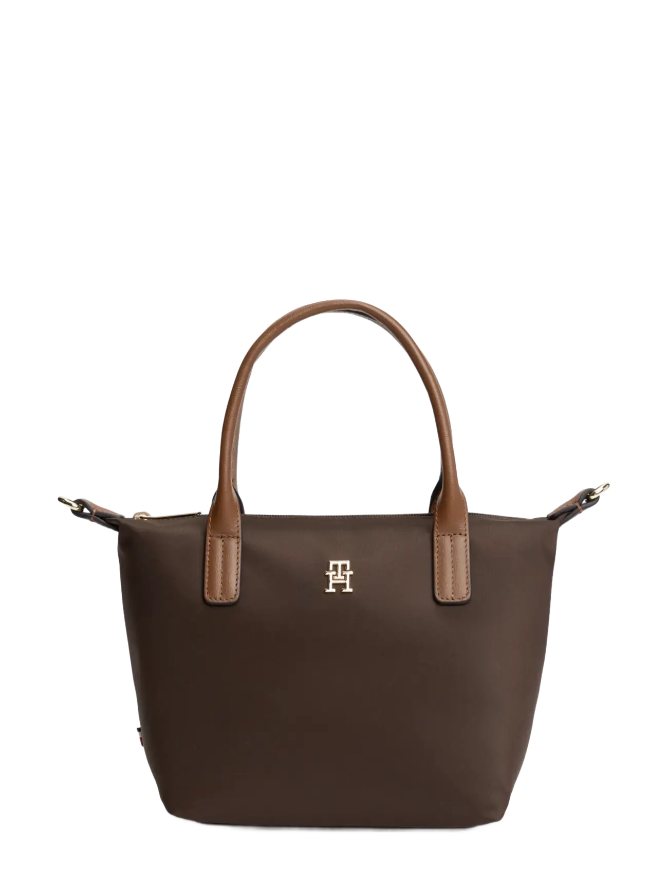 Tommy Hilfiger - POPETTE MINI TOTE - totes - fondant brown - 1