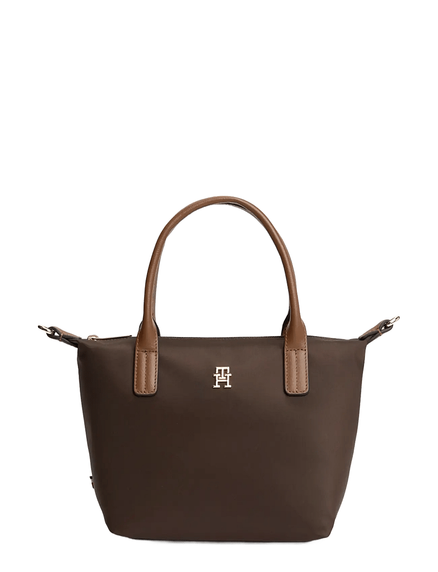 Tommy Hilfiger - POPETTE MINI TOTE - tote bags - fondant brown - 1