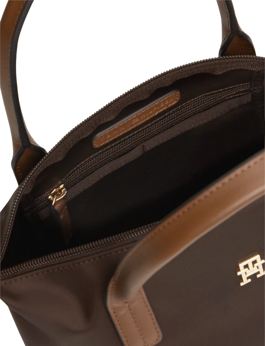 Tommy Hilfiger - POPETTE MINI TOTE - tote bags - fondant brown - 3