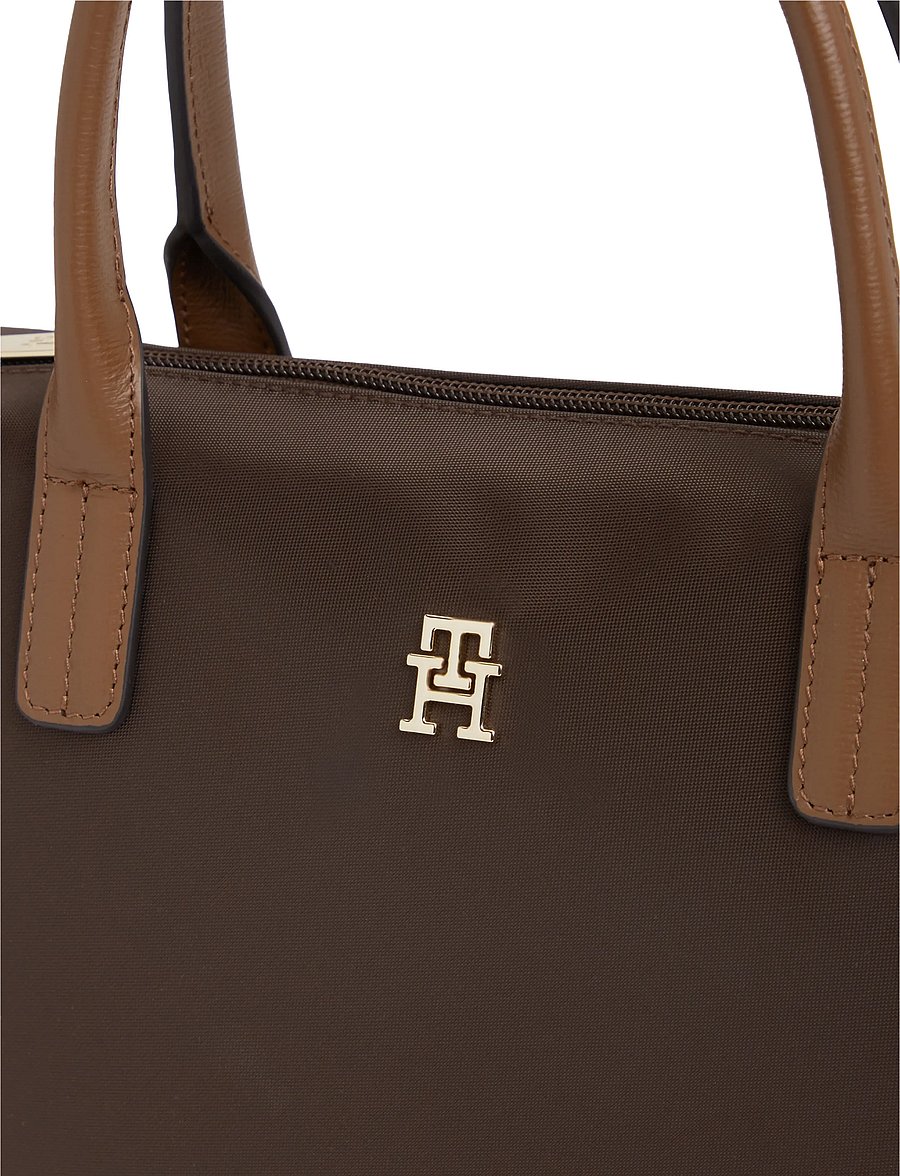 Tommy Hilfiger - POPETTE MINI TOTE - tote bags - fondant brown - 4