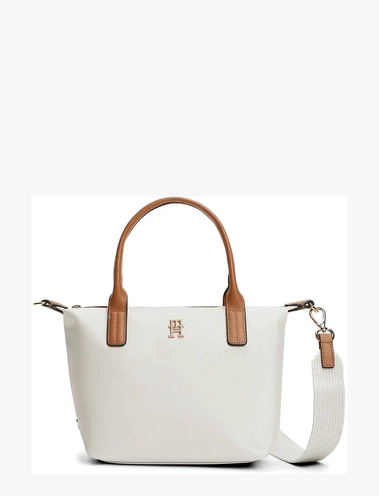Tommy Hilfiger - POPETTE MINI TOTE - iepirkimu maisiņi - soft cream - 1