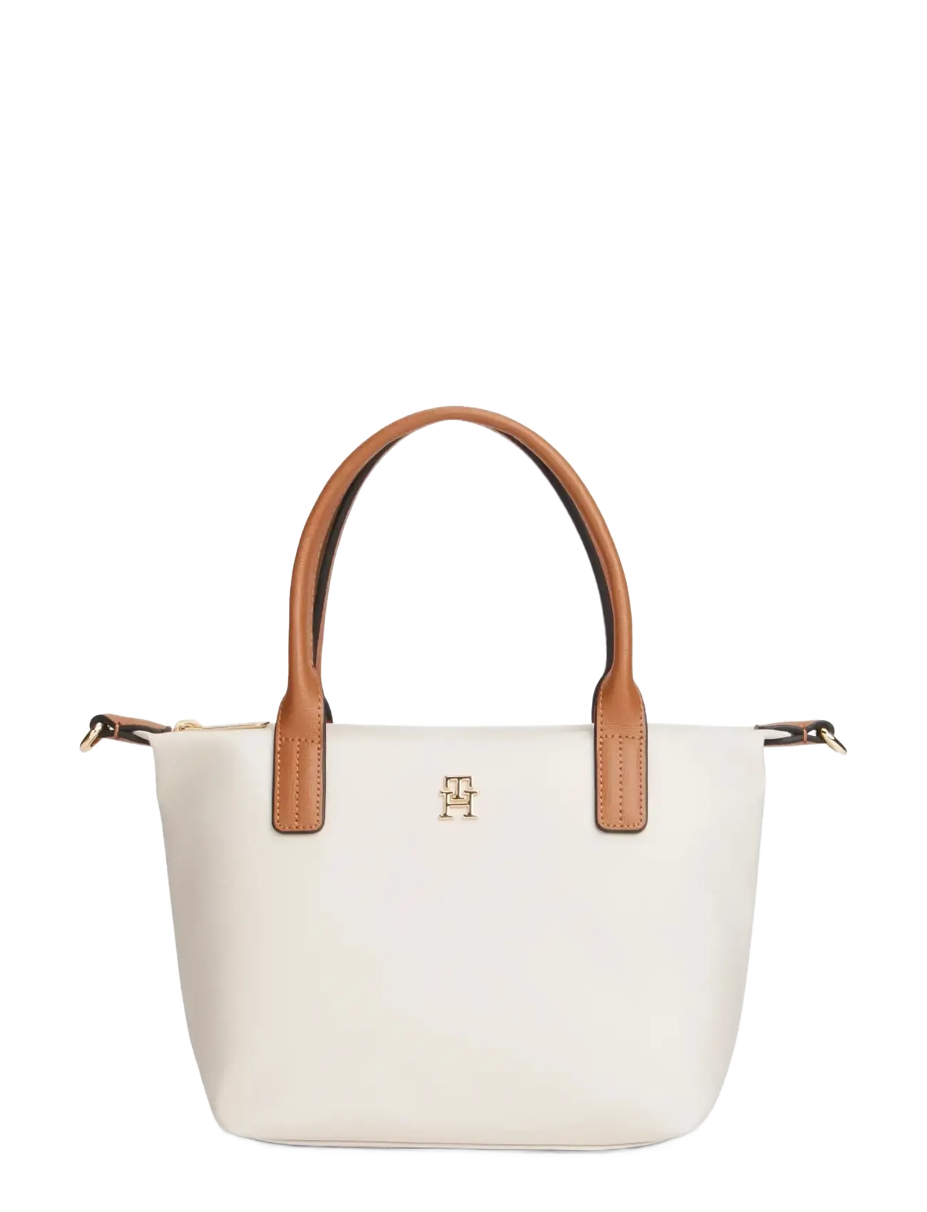 Tommy Hilfiger POPETTE MINI TOTE - Väskor - SOFT CREAM / white
