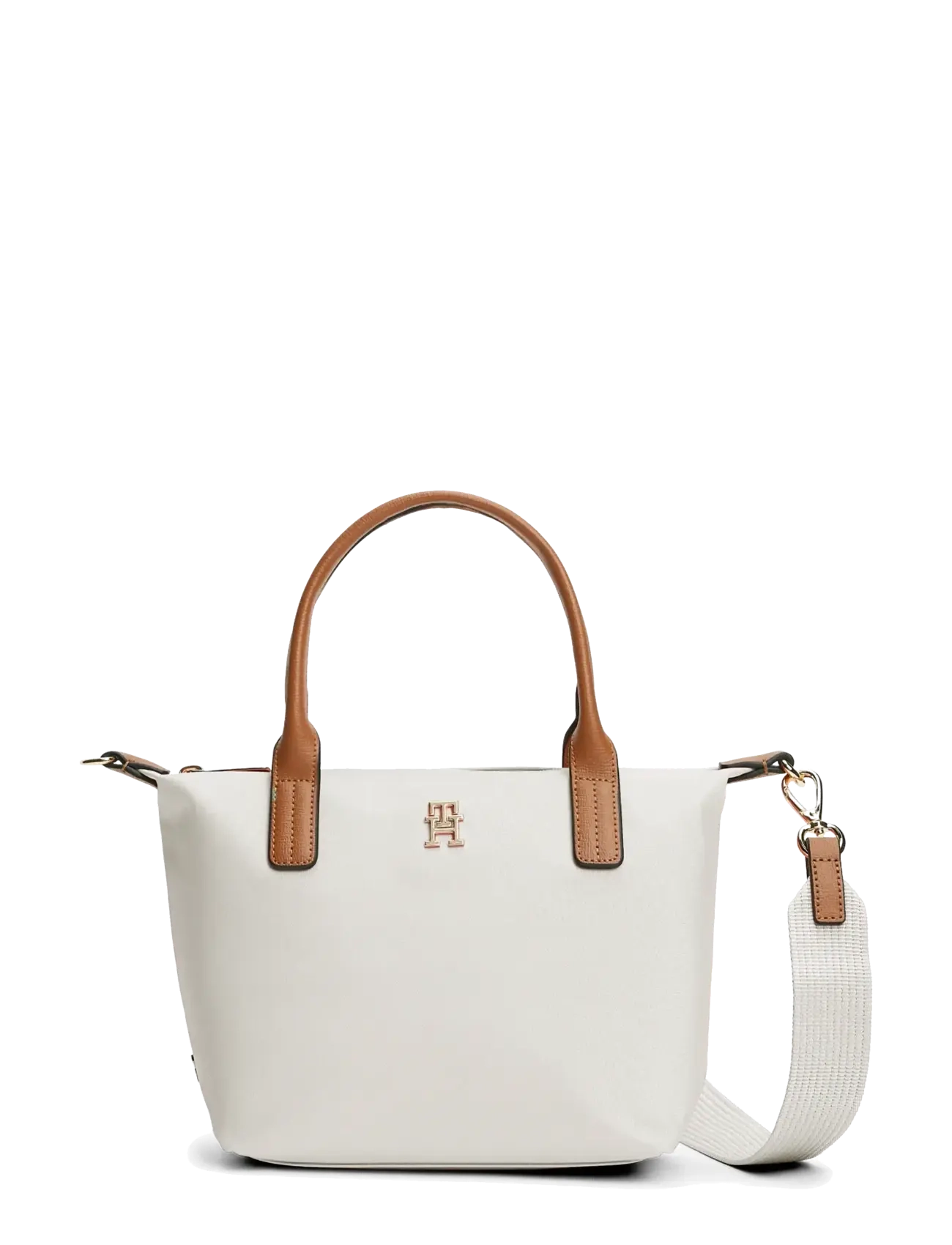 Tommy Hilfiger POPETTE MINI TOTE - Tasker - SOFT CREAM / white