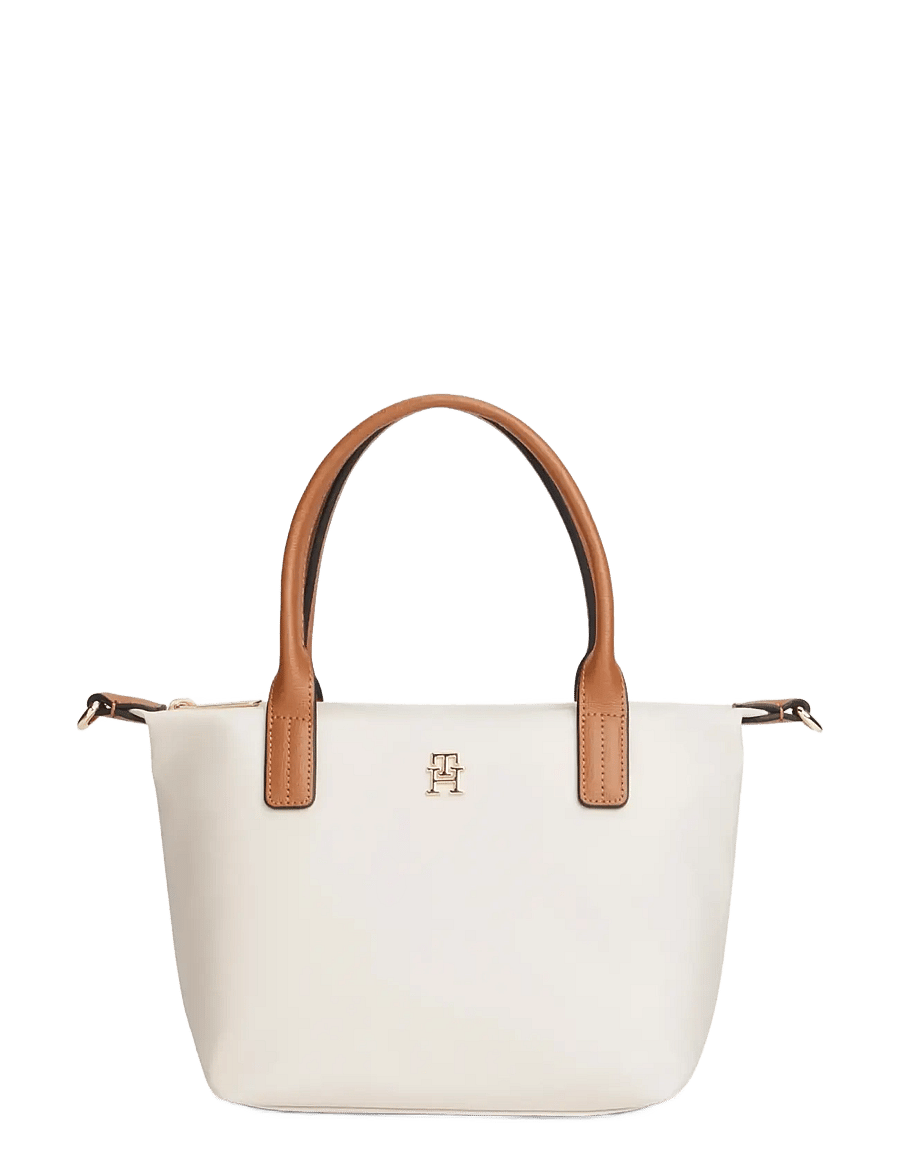 Tommy Hilfiger - POPETTE MINI TOTE - tote bags - soft cream - 1