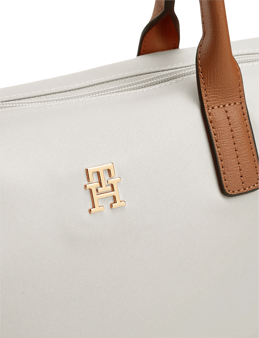 Tommy Hilfiger - POPETTE MINI TOTE - tote bags - soft cream - 3