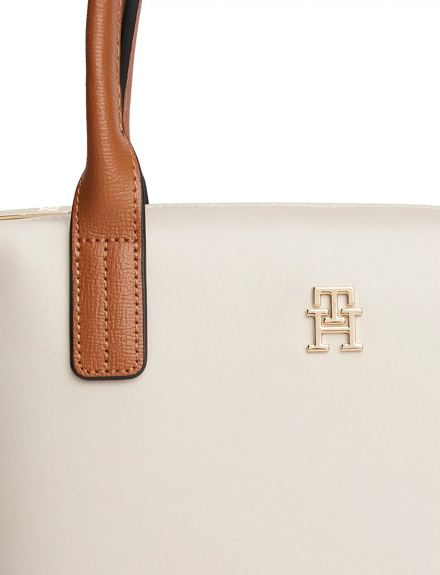 Tommy Hilfiger - POPETTE MINI TOTE - tote bags - soft cream - 5