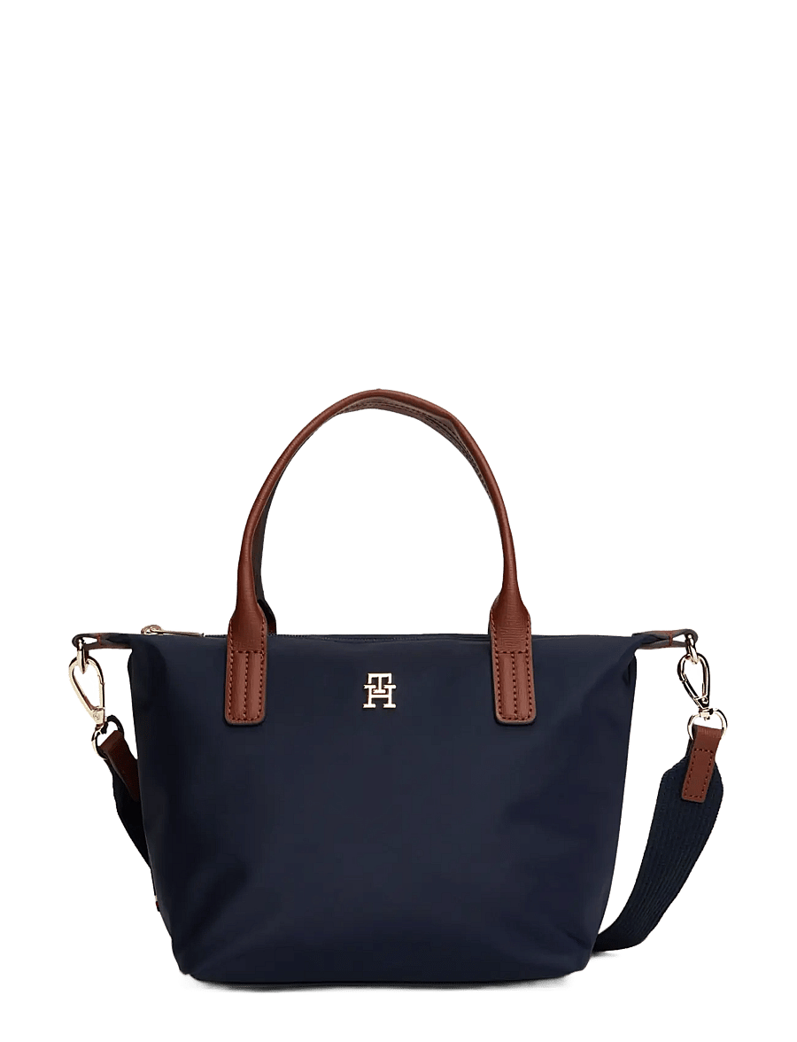 Tommy Hilfiger - POPETTE MINI TOTE - totes - space blue - 1