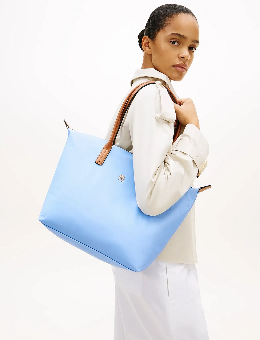 Tommy Hilfiger - POPETTE TOTE - totes - well water - 0
