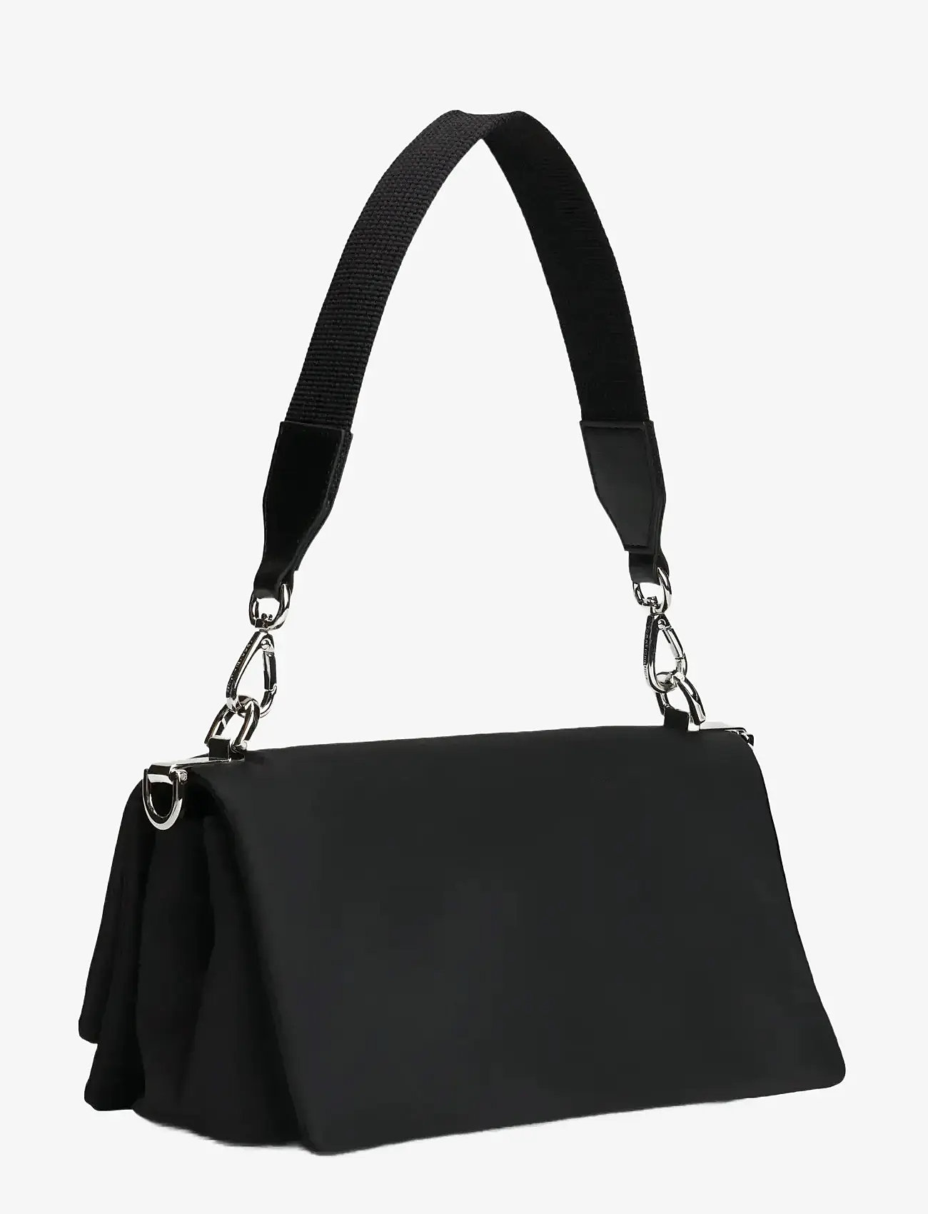 Tommy Hilfiger - TH HER MED CROSSOVER NYLON SV - kasdienis stilius - black - 2