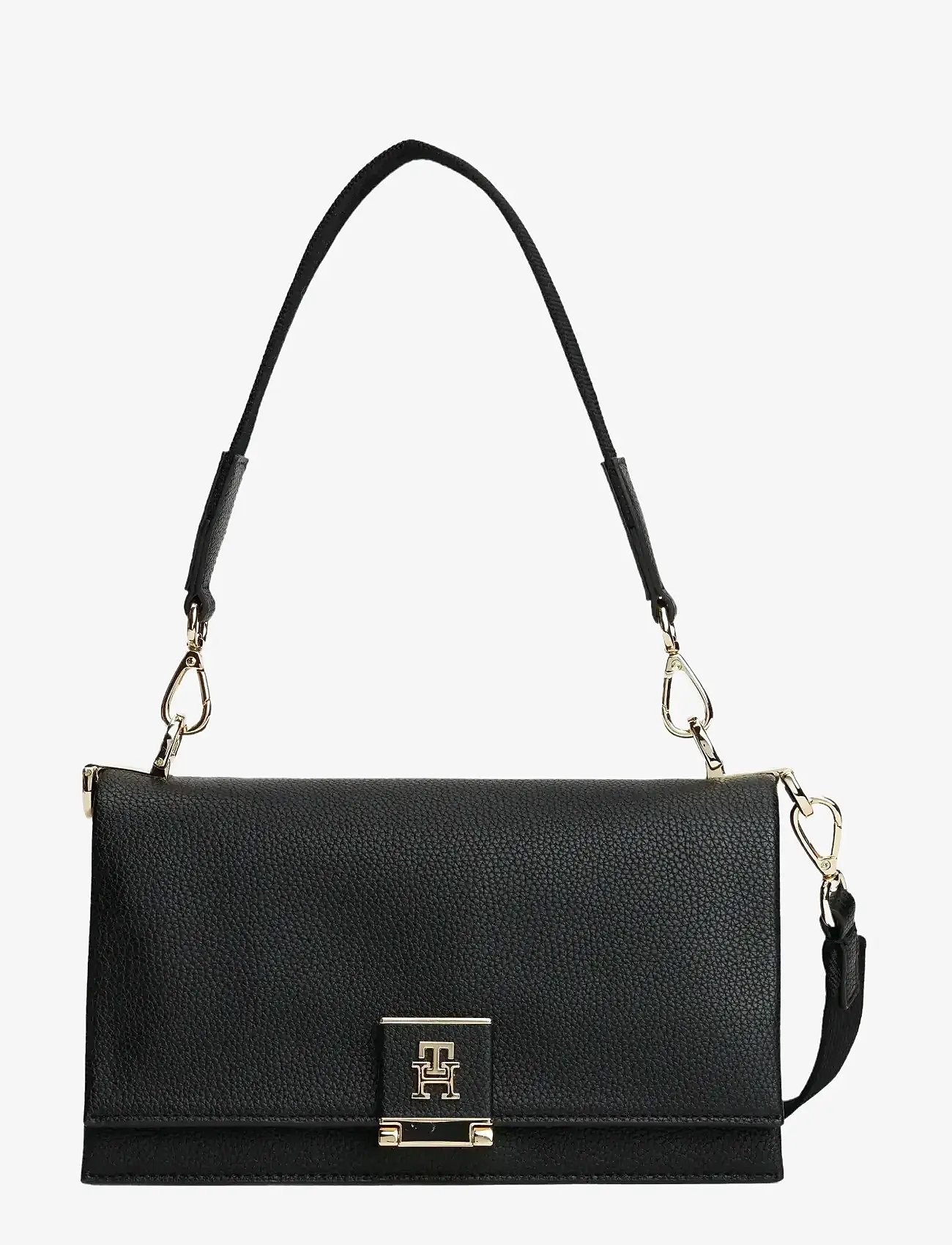 Tommy Hilfiger - TH HER MED CROSSOVER - sünnipäevakingitused - black - 1