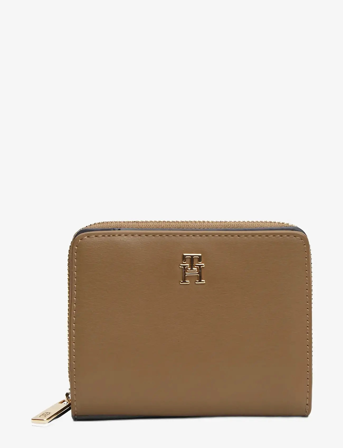 Tommy Hilfiger - TH ICON MED ZA FLAP - punge - nordic taupe - 0