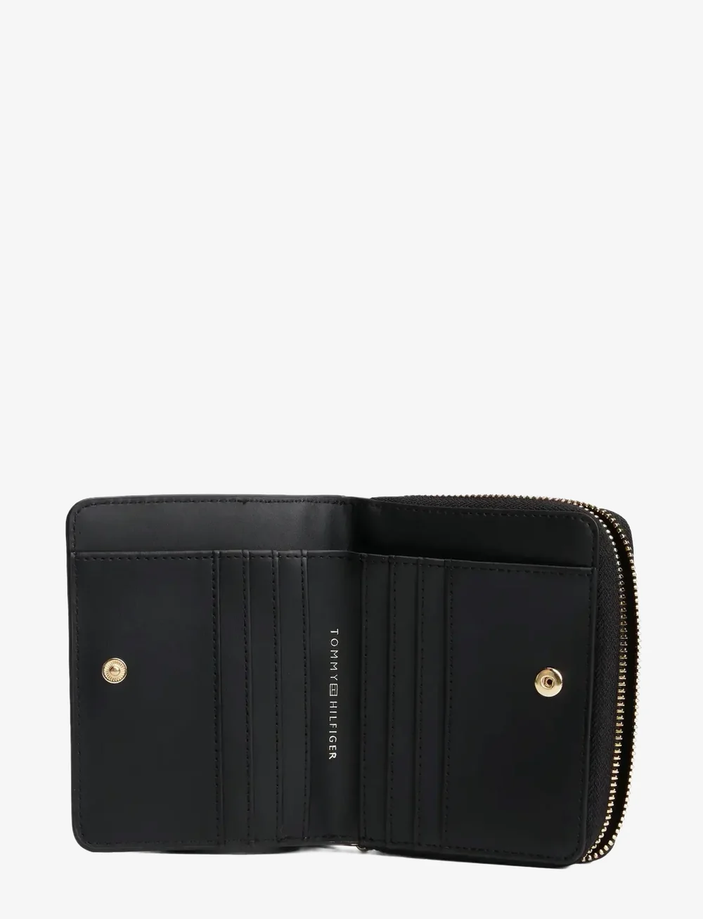 Tommy Hilfiger - TH ICON MED ZA FLAP MONO - portemonnaies - black - 3