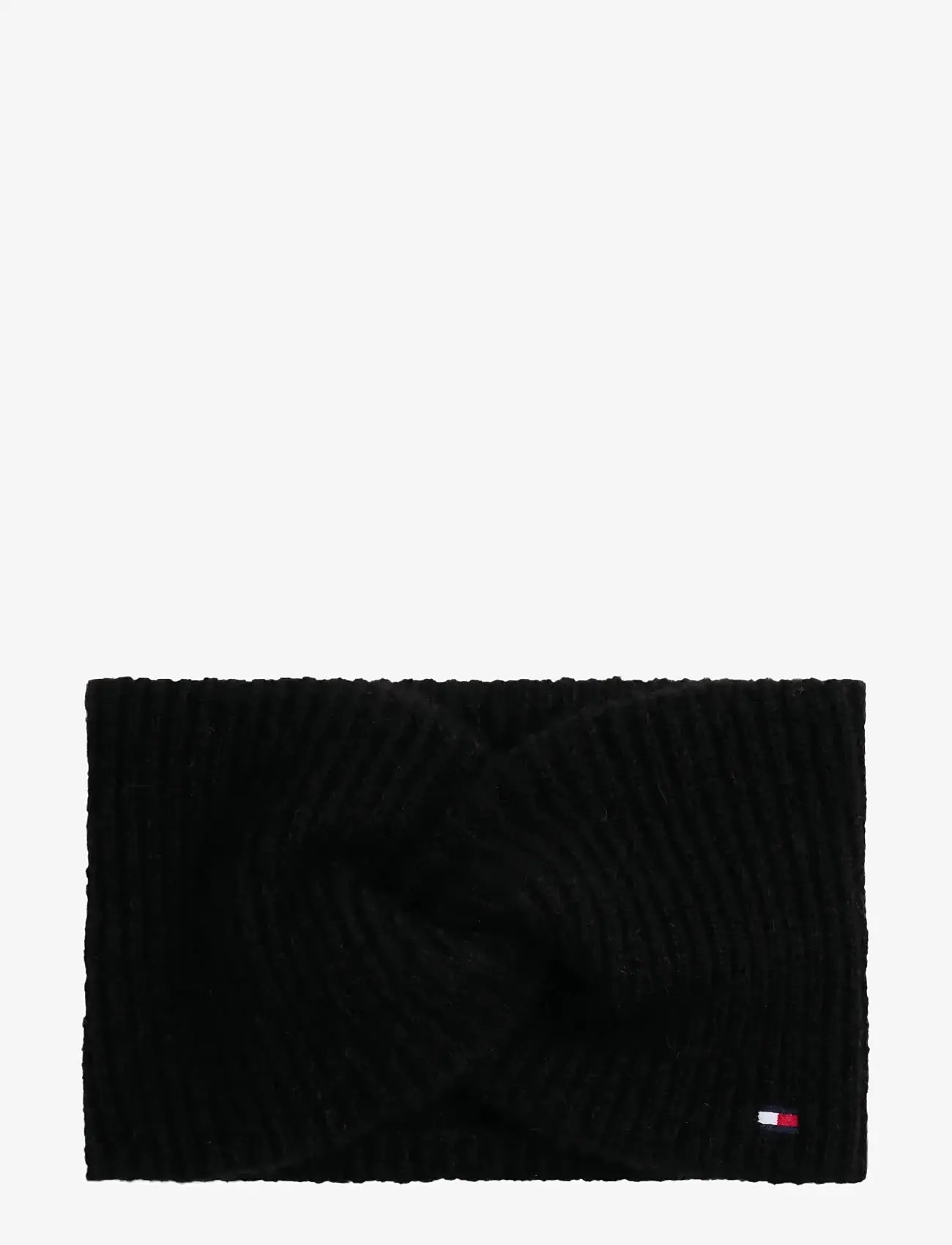Tommy Hilfiger - TH FLAG FLUFFY HEADBAND - die niedrigsten preise - black - 0