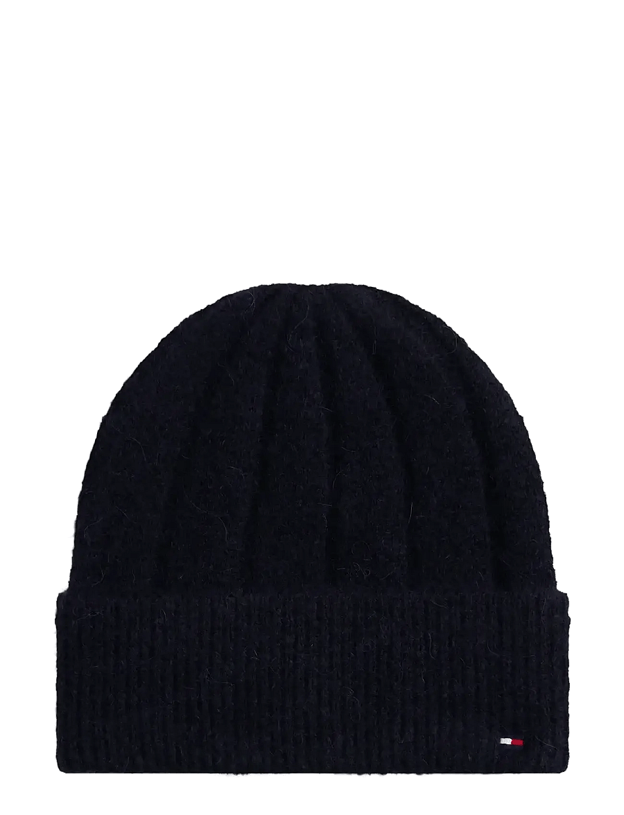 Tommy Hilfiger - TH FLAG FLUFFY BEANIE - mössor - space blue - 1