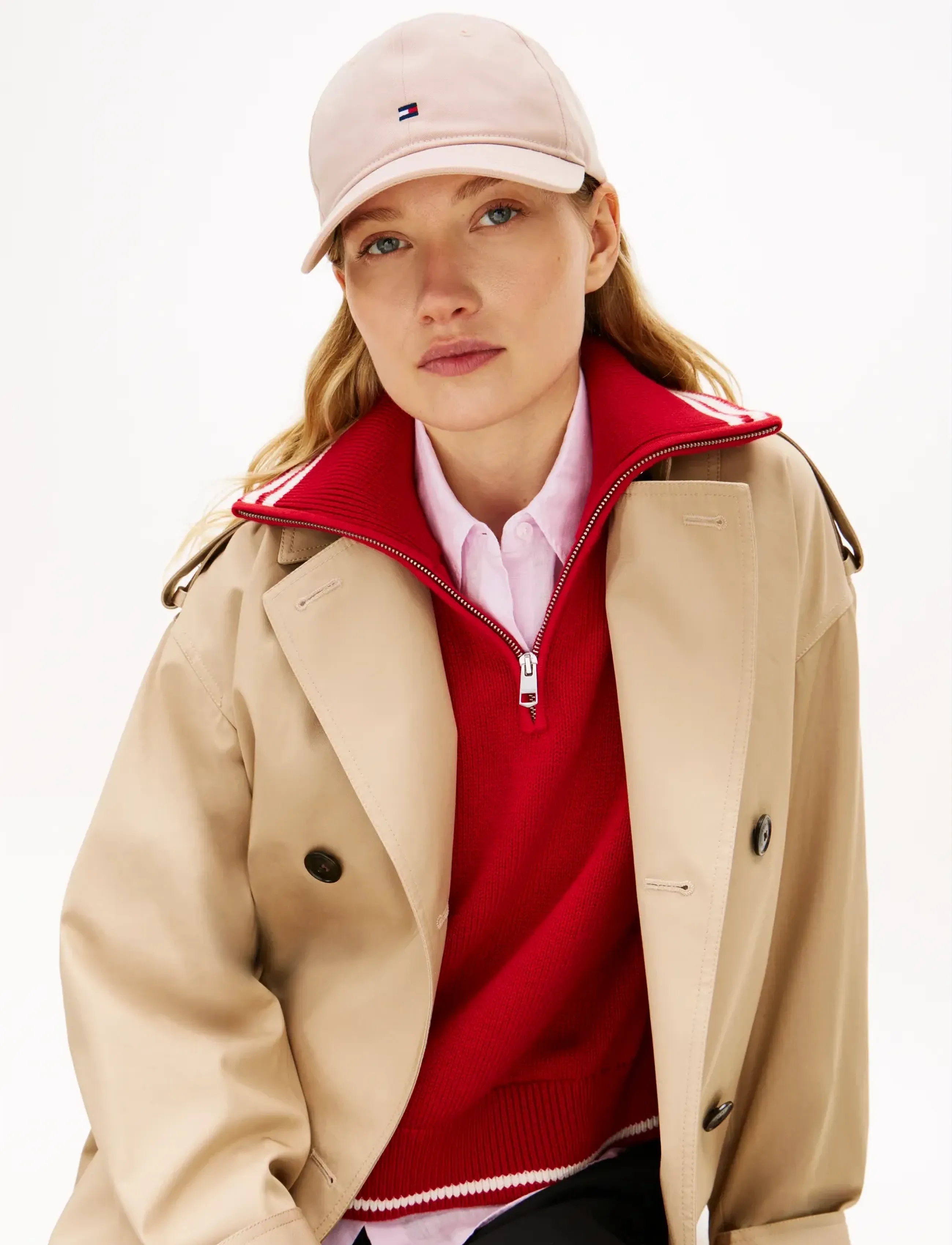 Tommy Hilfiger - TH FLAG SOFT 6 PANEL CAP - kasketter & caps - foggy pink - 3