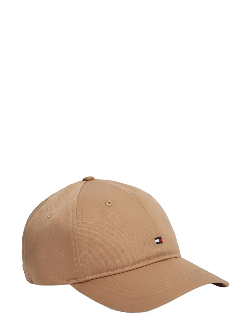 Tommy Hilfiger - TH FLAG SOFT 6 PANEL CAP - kappen - safari canvas - 0
