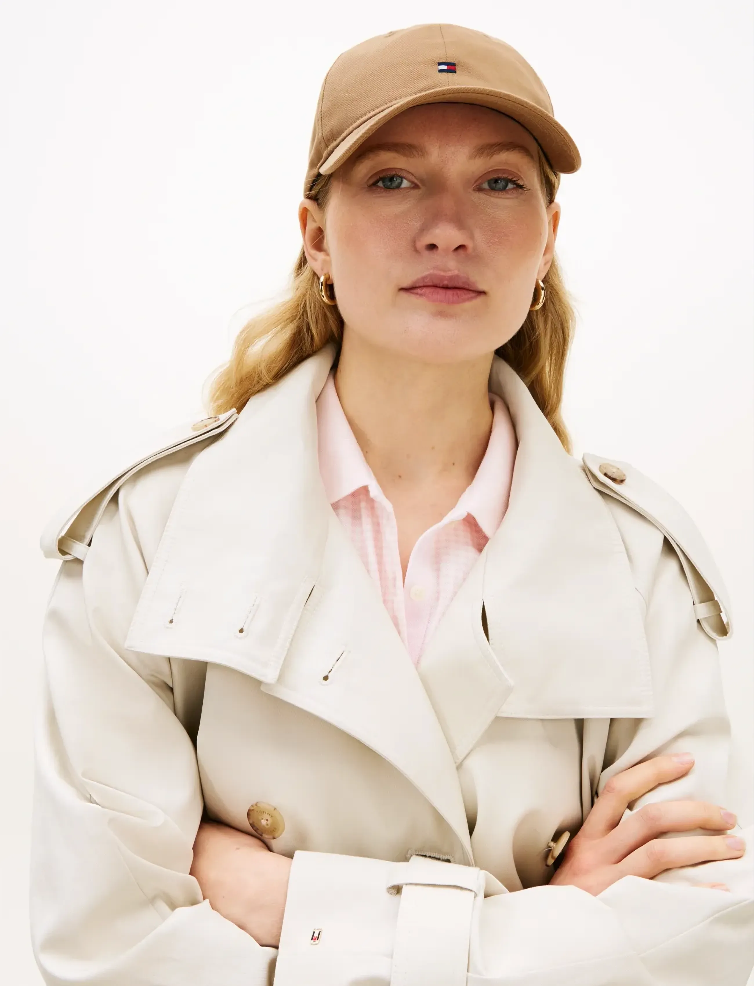 Tommy Hilfiger - TH FLAG SOFT 6 PANEL CAP - laveste priser - safari canvas - 3