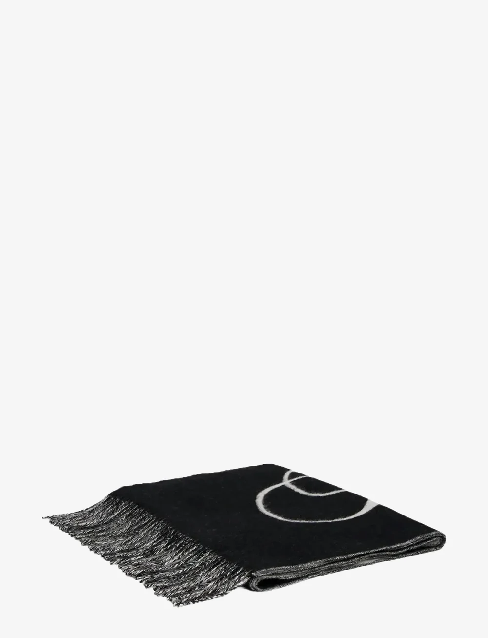 Tommy Hilfiger - TOMMY SCRIPT LOGO SCARF - halsdukar - black - 1