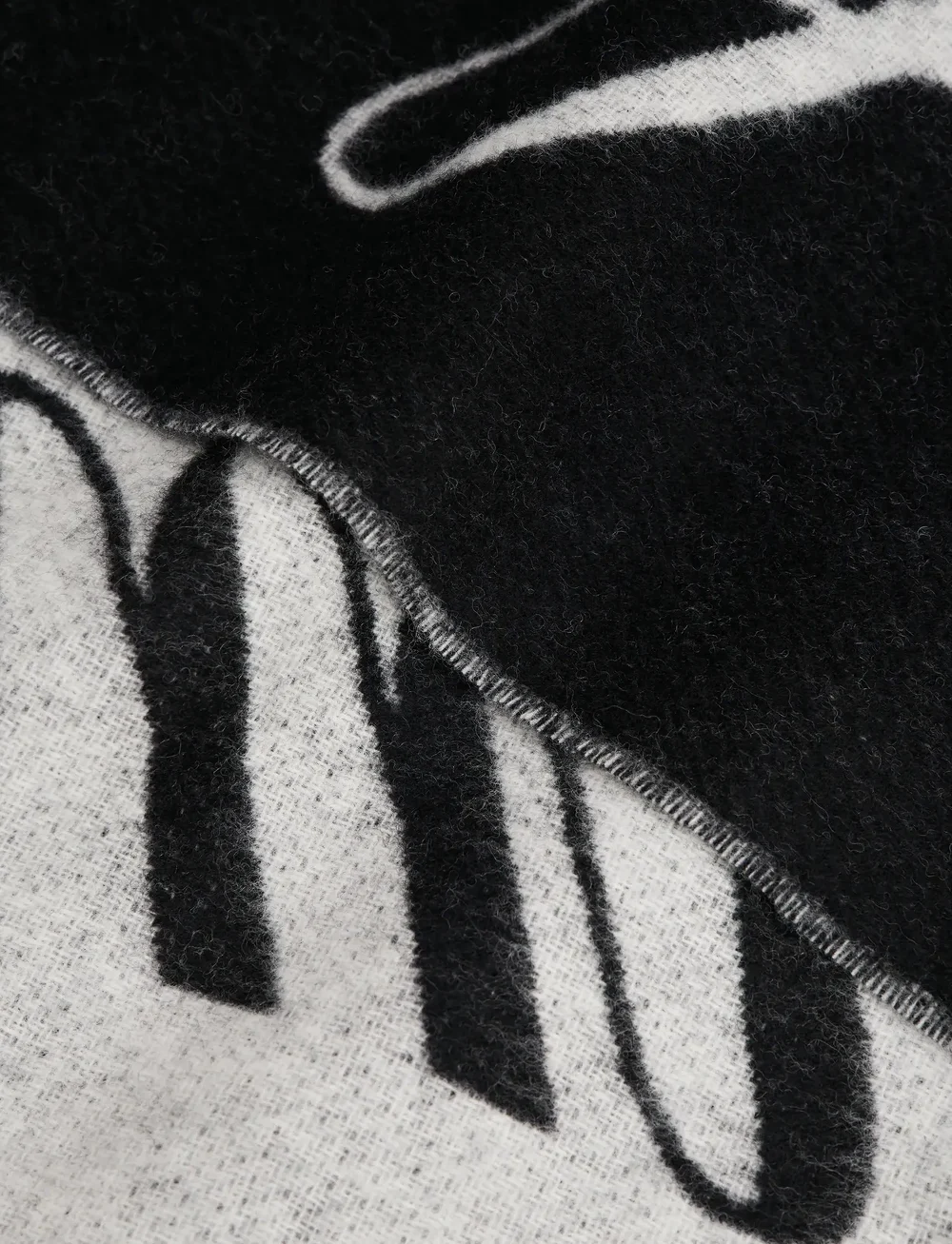 Tommy Hilfiger - TOMMY SCRIPT LOGO SCARF - halsdukar - black - 3