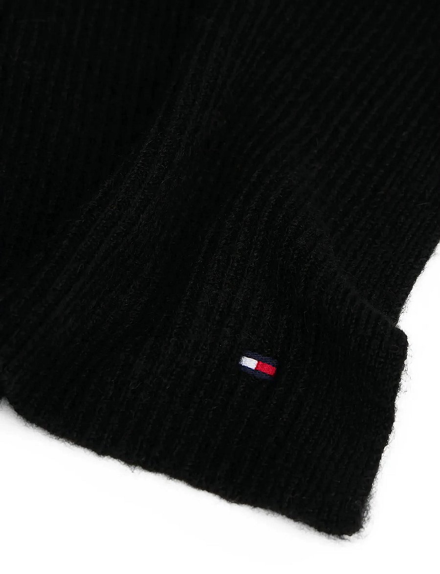 Tommy Hilfiger - TH FLAG FLUFFY SCARF - winterschals - black - 2
