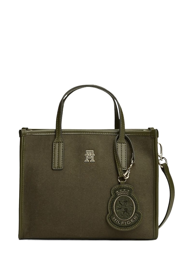 Tommy Hilfiger - TH CITY SMALL TOTE MELTON - torby na ramię - huntsman green - 1