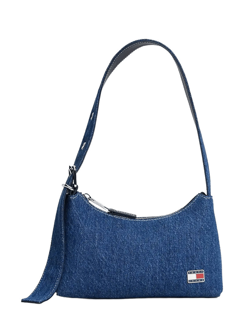 Tommy Hilfiger - TJW COOL DENIM SHOULDER BAG - særlige begivenheder - denim - 1