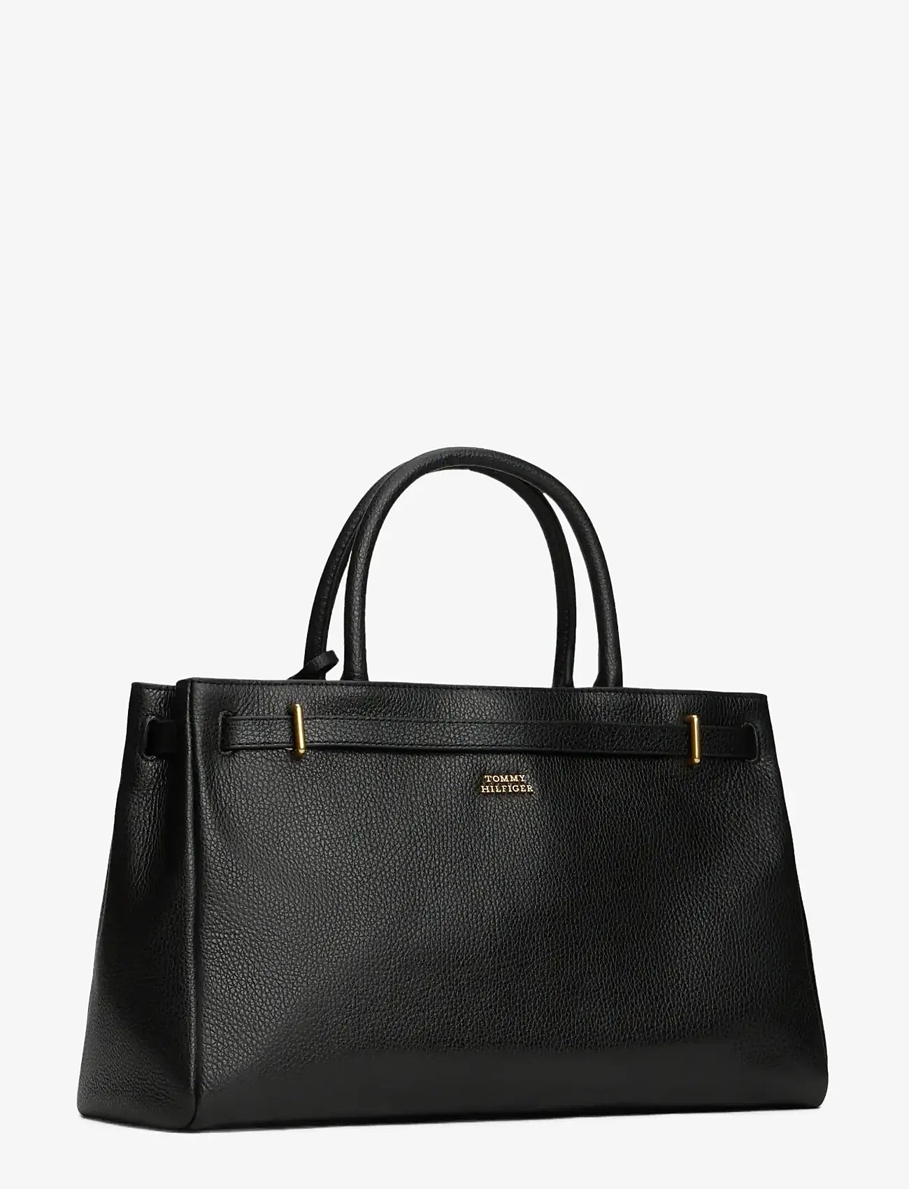 Tommy Hilfiger - AMERICAN ICON TOTE LEATHER - erilised sündmused - black - 2