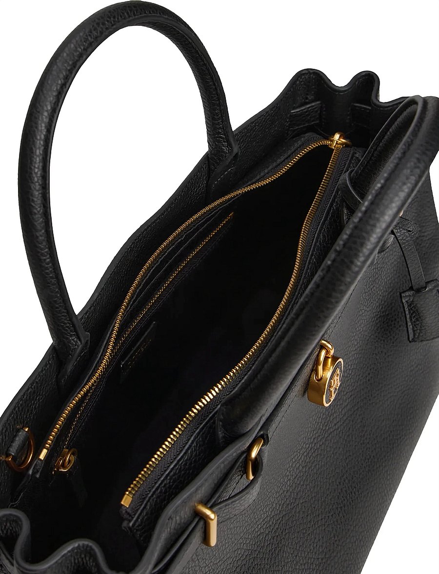 Tommy Hilfiger - AMERICAN ICON TOTE LEATHER - umhängetaschen - black - 3